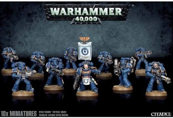 Warhammer 40k Space Marines Tactical Squad 48-07