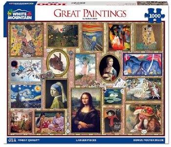 White Mountain 1000pc Great Paintings