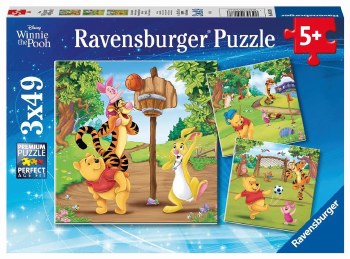 Ravensburger 3x49pc Winnie The Pooh Sports Day