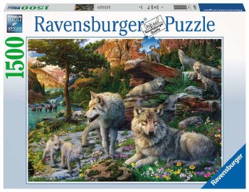 Ravensburger 1500pc Wolves In Spring