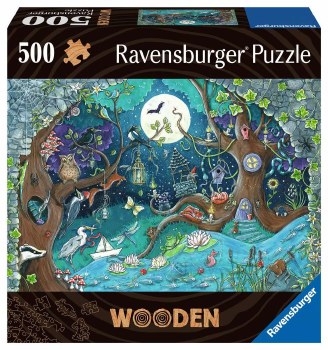 Ravensburger Wooden Puzzle 500pc Fantasy Forest