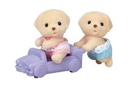 Calico Critters Yellow Lab Twins
