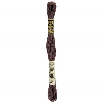09 DMC Embroidery Floss - Dark Cocoa