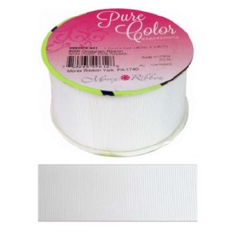 1.5&quot; Grosgrain - White