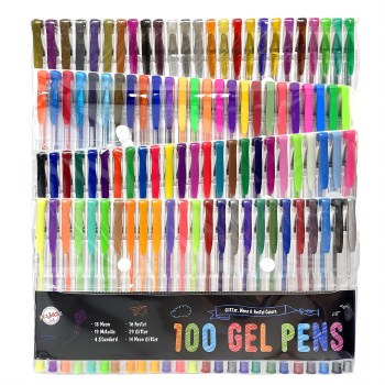 Gel Pen Set, 100ct