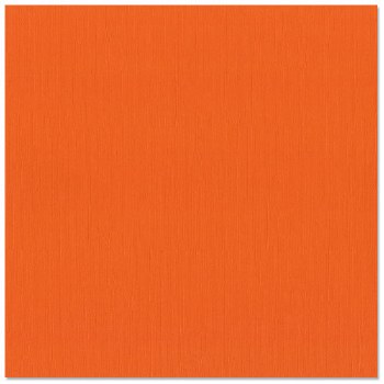 12x12 Orange Textured Cardstock- Bazzill Orange