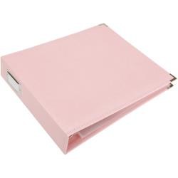 We R Memory Keepers Classic Leather D-Ring Album 12X12-Pretty Pink