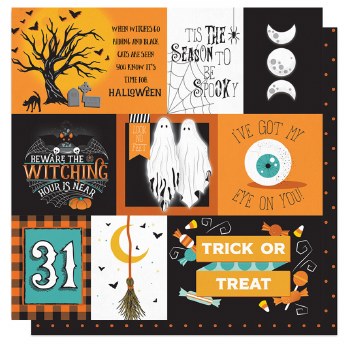 Fright Night 12x12 Paper- Witchy Hour