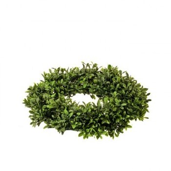 Boxwood Candle Ring, 14&quot;