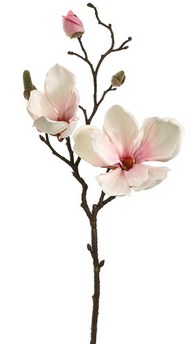 Magnolia Spray, 19&quot;- Pink Blush