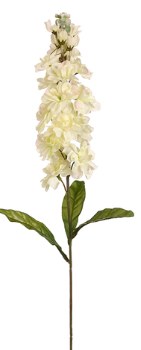 Stock Flower Spray, 26.5&quot;- Cream Blush