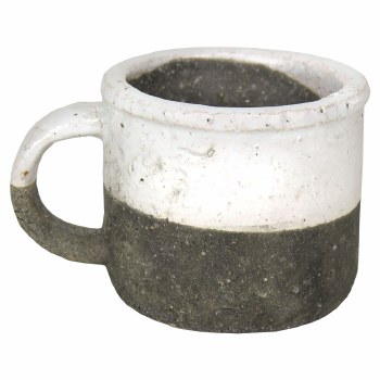 Stoneware Cup Planter, 3.5&quot;