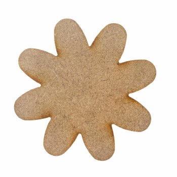 MDF Cut Out - Flower, 3&quot;