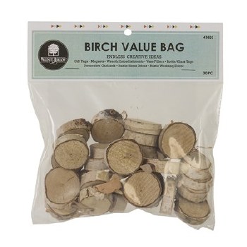 Birch Rounds, 30pc