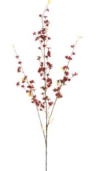 36&quot; Fall Blossom Spray Burgundy