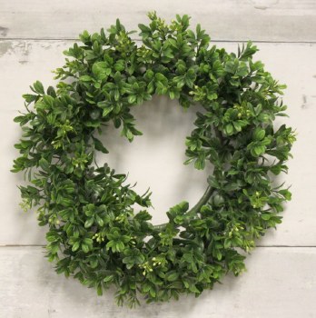 Boxwood Wreath- 13&quot;