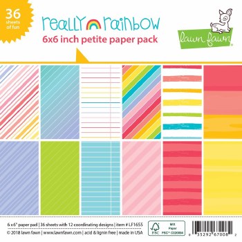 Really Rainbow 6x6 Paper Pad