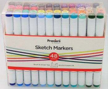 Premiere by Nicole Sketch Markers 48 PC | Pens & Markers