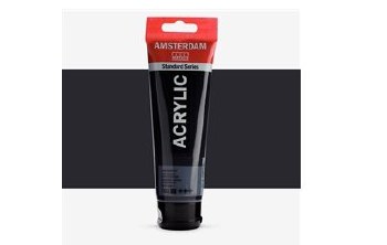 Amsterdam Acrylic Paint, 120ml - Lamp Black