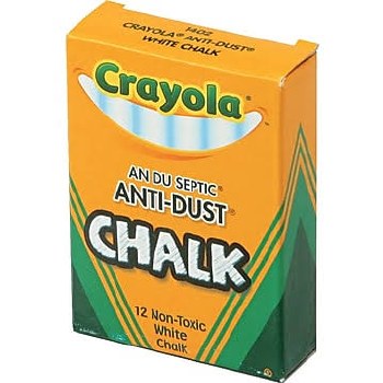 Crayola Anti-Dust Chalk, 12ct