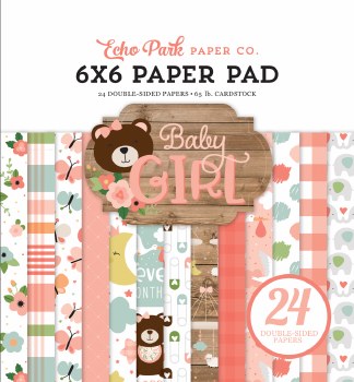 Baby Girl 6x6 Paper Pad