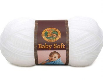 Baby Soft Yarn- White