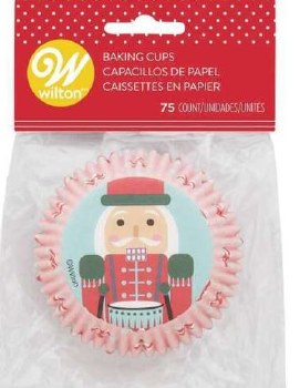 Holiday Baking Cups, 75ct - Nutcracker