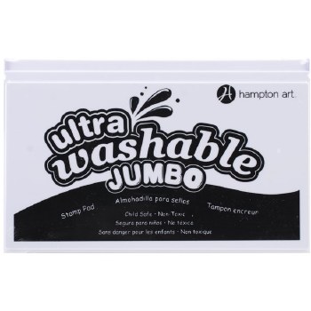Black Jumbo Washable Ink Pad