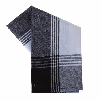 McLeod Stripe 20&quot;x28&quot; Tea Towel- White &amp; Black