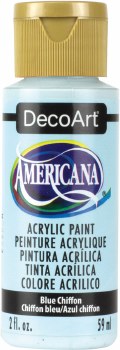 Americana Acrylic Paint, 2oz- Blues: Blue Chiffon