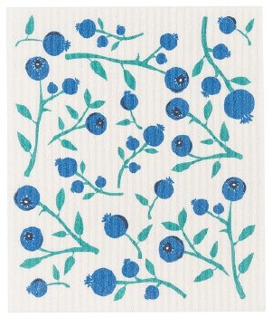 Swedish Dishcloth- Blueberries