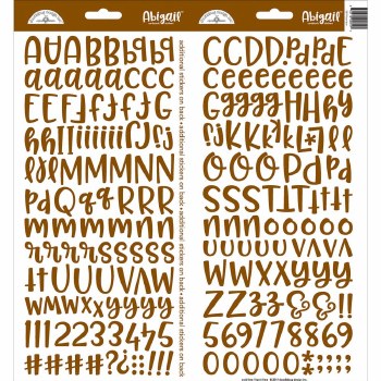 Abigail Alphabet Sticker- Bon Bon