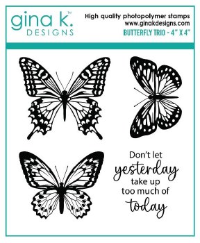 Butterfly Trio - Clear Stamp Set
