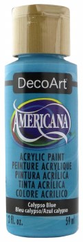 Americana Acrylic Paint, 2oz- Blues: Calypso Blue