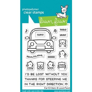 Car Critters Clear Stamps