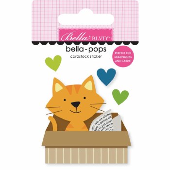 Chloe Bella-Pops Stickers- Cat In A Box
