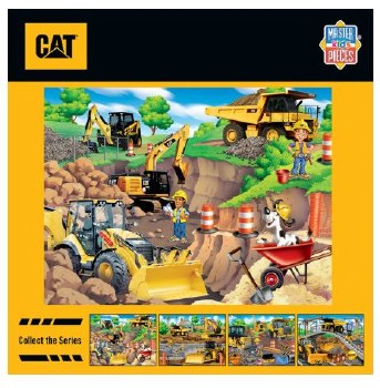 Caterpillar Day At The Quarry - 100 Piece Puzzle