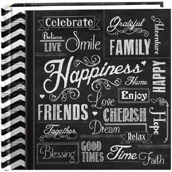Pioneer 9x9 Photo Album- Chalkboard Print