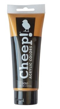 Cheep! Acrylic Paint, 4oz - Gold