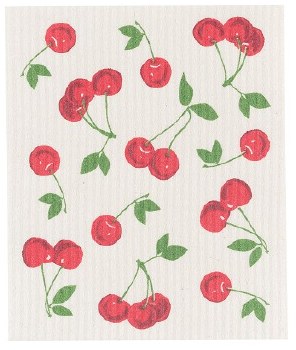 Swedish Dishcloth- Cherries