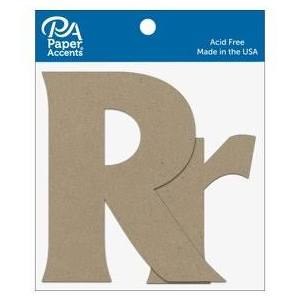 4&quot; Chipboard Letter, 2pk- Rr