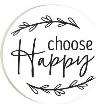 Car Coaster- Choose Happy