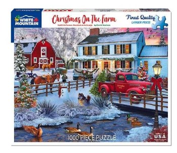 Christmas On The Farm - 1000 Piece Puzzle