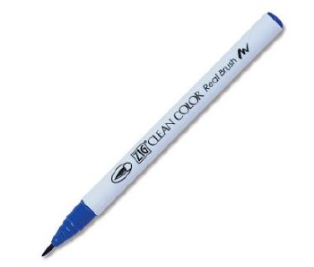 Clean Color Real Brush Marker -  Blue