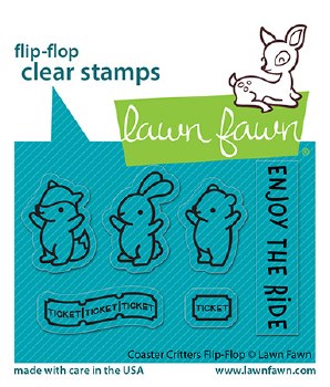 Coaster Critters Flip-Flop Clear Stamps