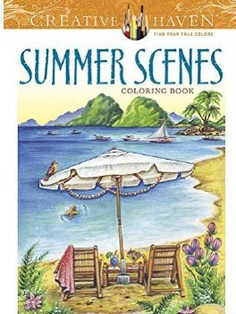 Creative Haven Adult Coloring Book - Summer Scenes