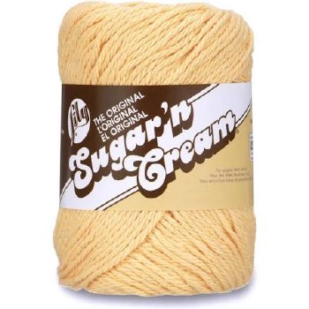 Sugar 'n Cream Yarn, Solid- Country Yellow #1612