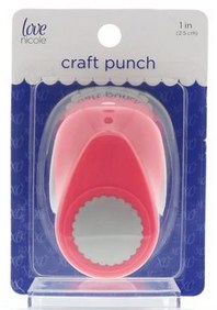 Lever Craft Punch- Scalloped Circle, 1&quot;