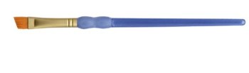 Crafter's Choice Gold Taklon Brush - Angular 5/8&quot;