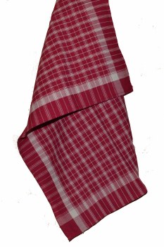 Tanner 20&quot;x28&quot; Tea Towel- Cranberry